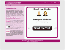 Tablet Screenshot of compatibility-test.net